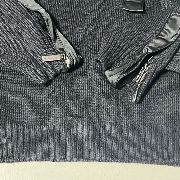 Versace Knitted Wool Half Zip Sweater - Picture 8 of 14